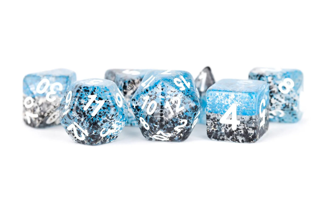 Täringukomplekt Particle Blue-Black (7)-Misc-Brain Games OÜ