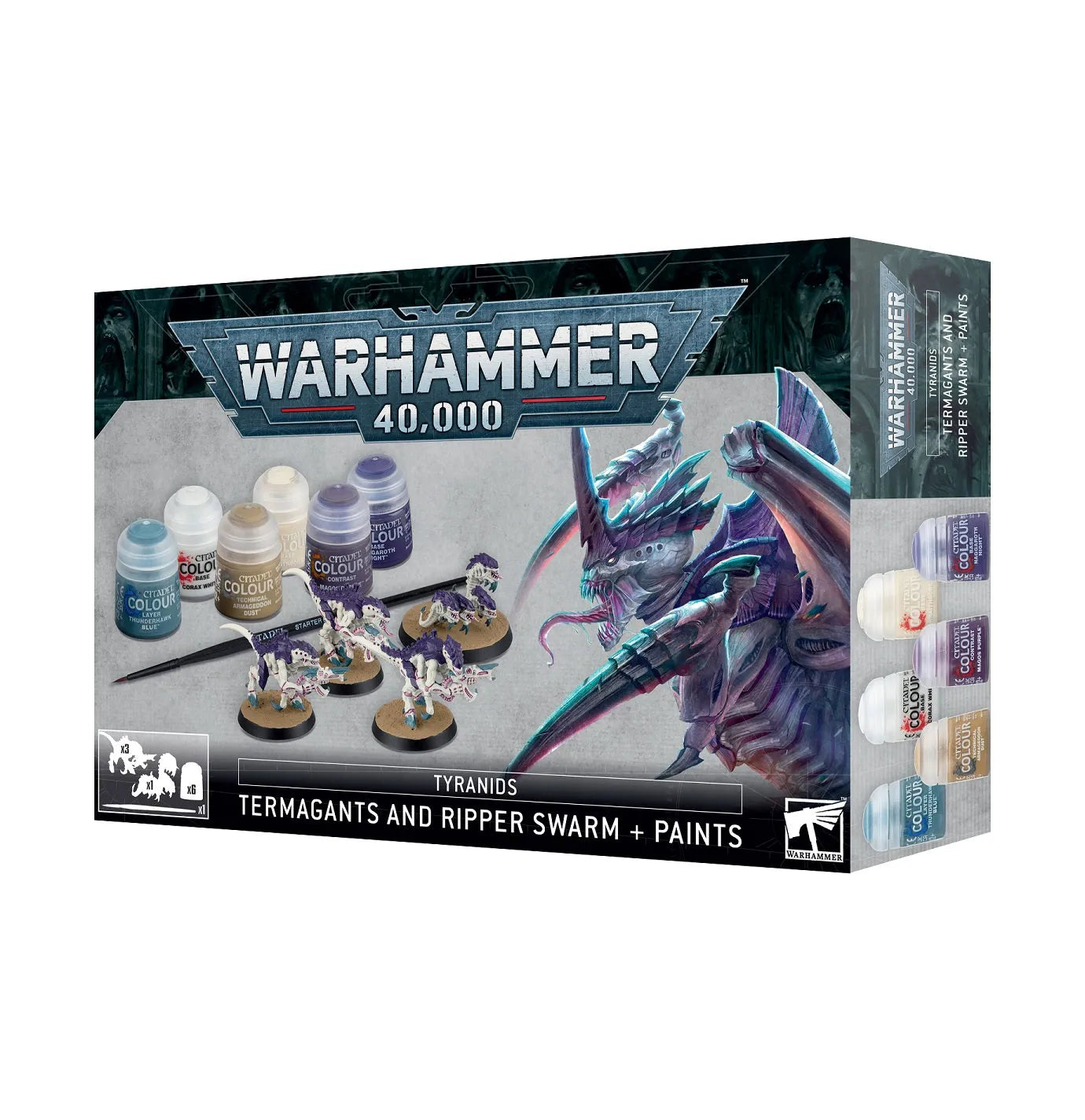 Termagants and Ripper Swarm + Paint Set-003 Miniature Gaming-Brain Games OÜ