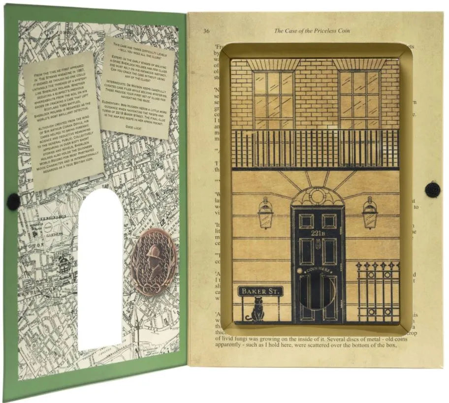 The Case of the Priceless Coin - Sherlock Holmes-w011 WHSX Creativity & Brain Teasers-Brain Games OÜ