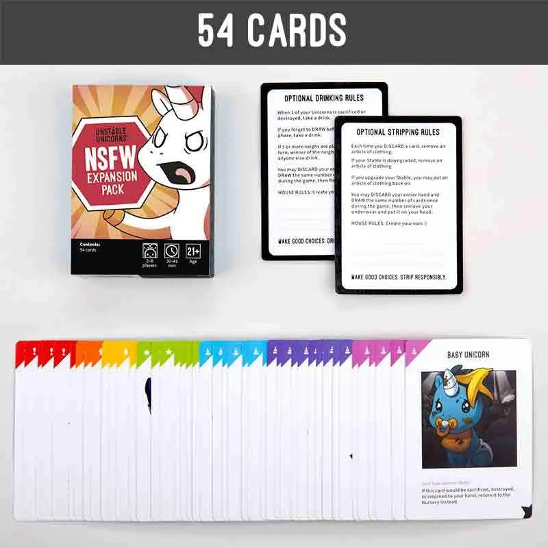 Unstable Unicorns NSFW exp.-001 Board / Card Games-Brain Games OÜ