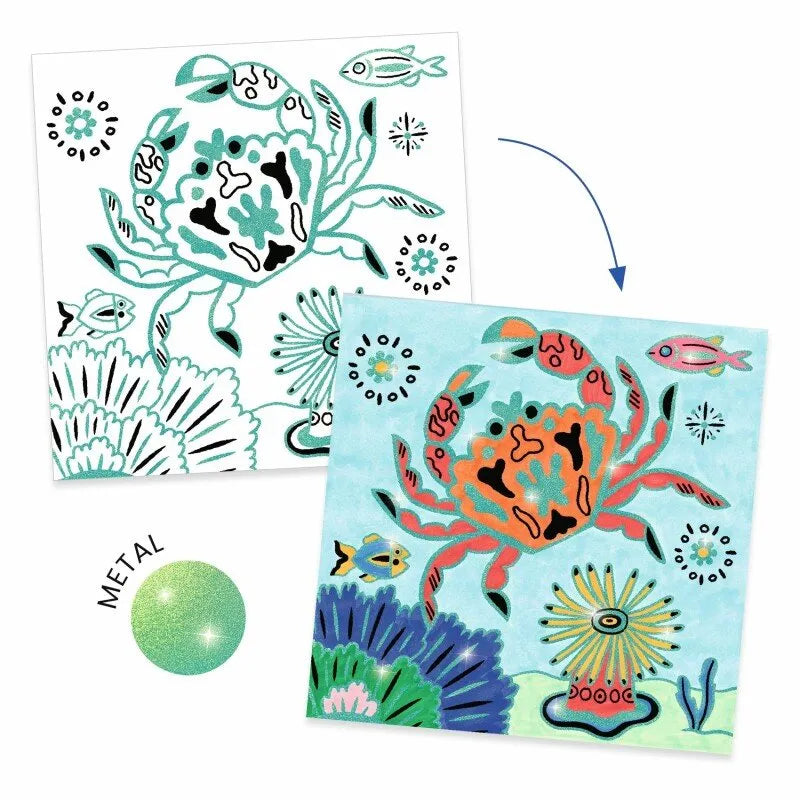 Värvimislehed - Under the sea-010 Toys-Brain Games OÜ
