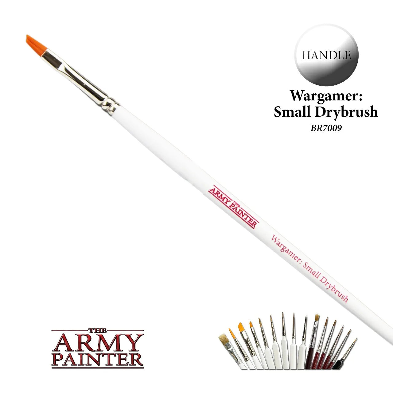 Wargamer Pintsel - Small Drybrush-103 Miniature Gaming-Brain Games OÜ
