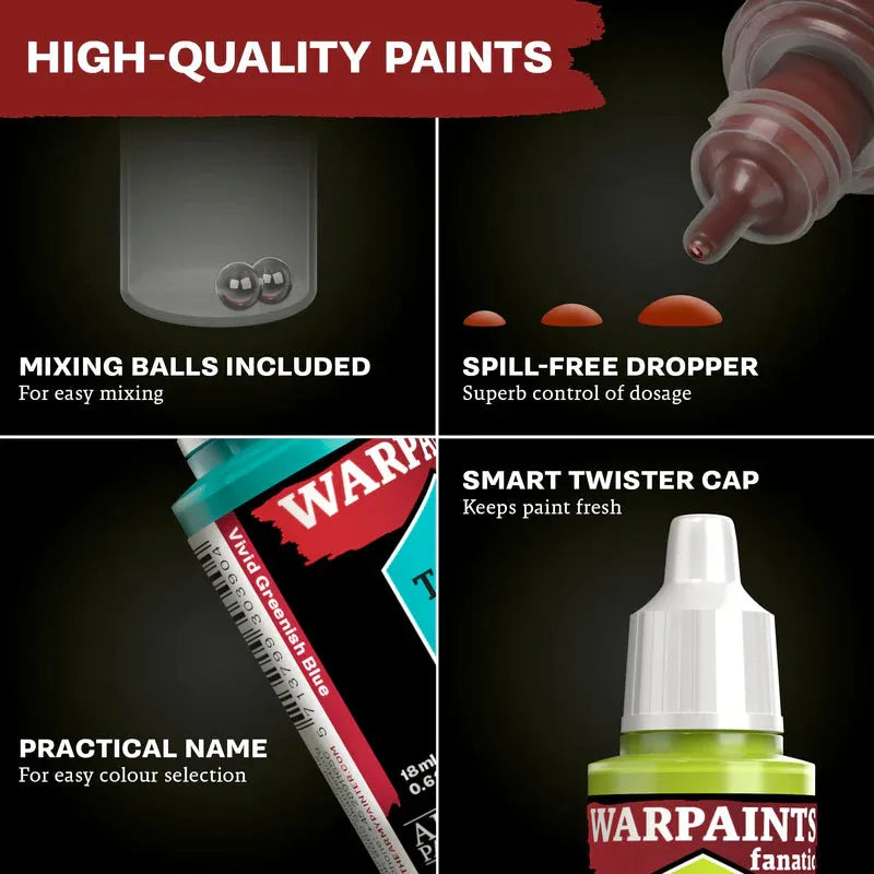 Warpaints Fanatic: Washes Paint Set-103 Miniature Gaming-Brain Games OÜ