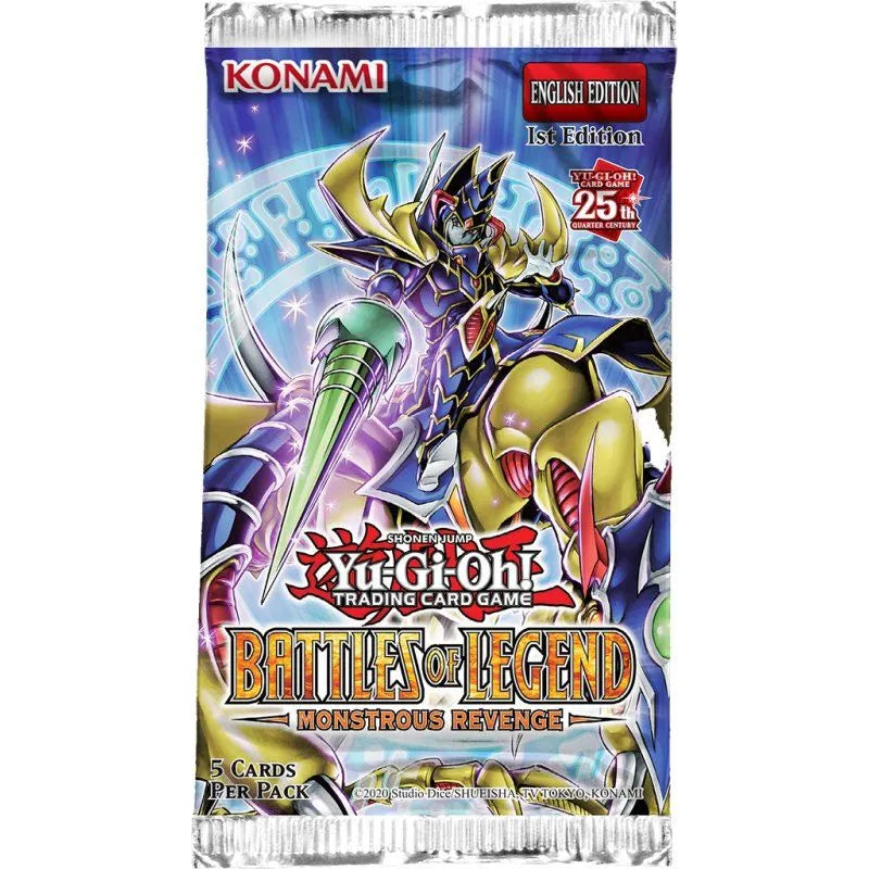 Yu-Gi-Oh: Battles of Legend Monstrous Revenge booster-001 Board / Card Games-Brain Games OÜ