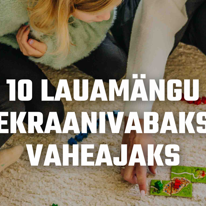10 lauamängu ekraanivabaks vaheajaks