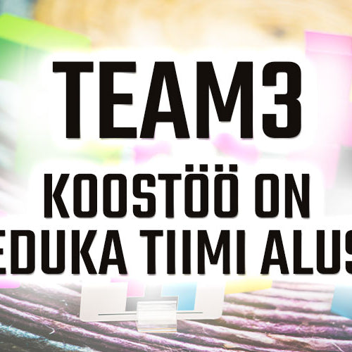 TEAM3 – Koostöö on eduka tiimi alus