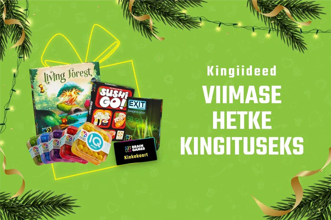 KINGIIDEED viimase hetke kingituseks-Brain Games OÜ