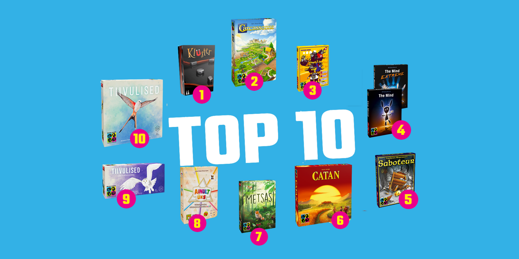 TOP 10 LAUAMÄNGUD 2024