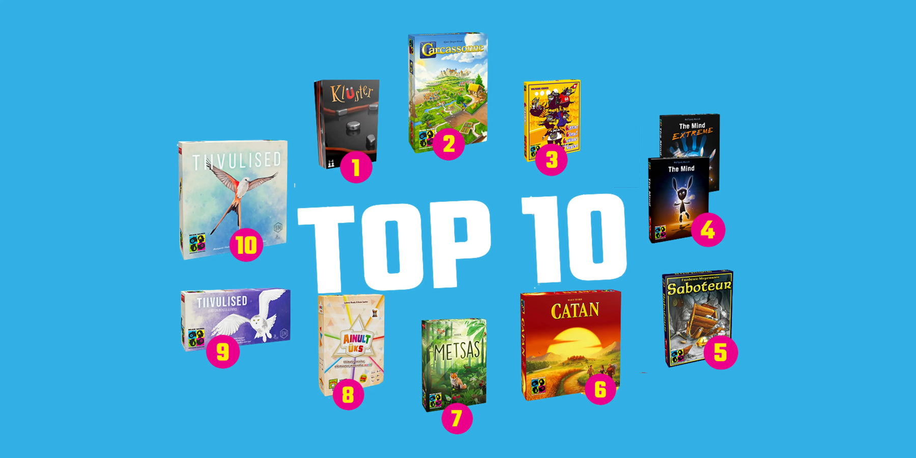 TOP 10 LAUAMÄNGUD 2024-Brain Games OÜ
