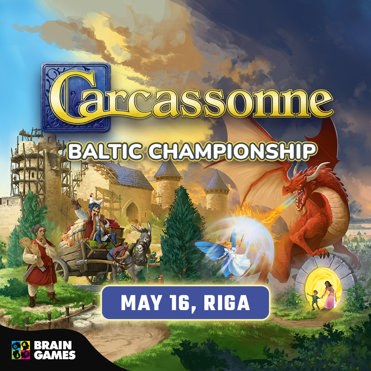 Carcassonne Balti meistrivõistluste pilet