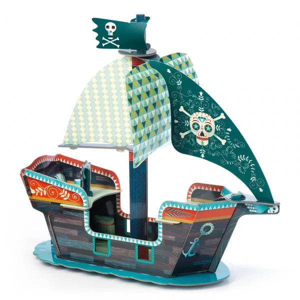 3D Mudel "Pirate boat"-010 Toys-Brain Games OÜ