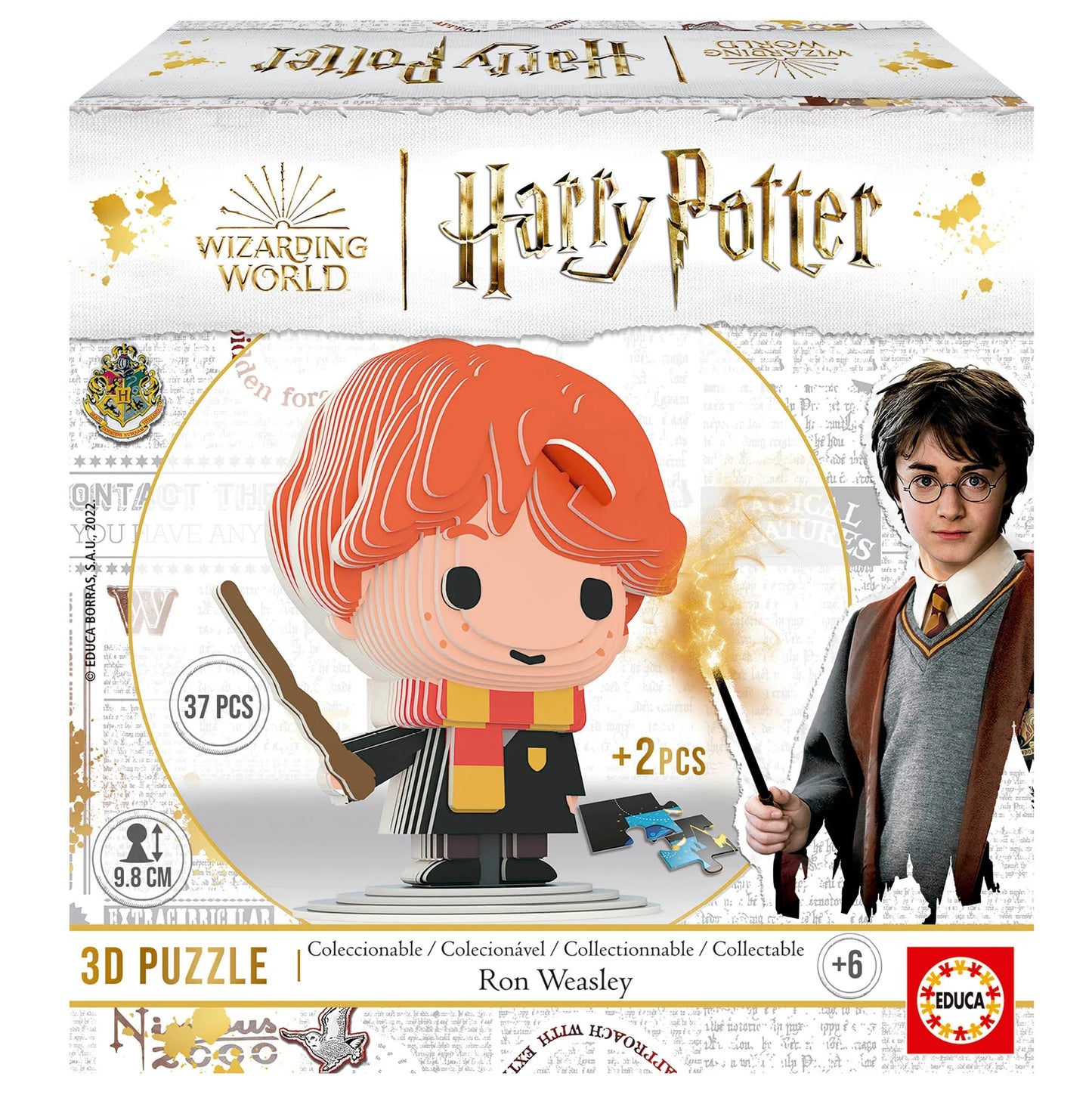 3D Pusle "Ron Weasley" 37 tk-w008 WHSX Jigsaw Puzzles-Brain Games OÜ