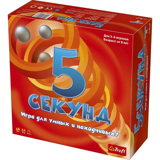 5 sekundit RUS-001 Board / Card Games-Brain Games OÜ