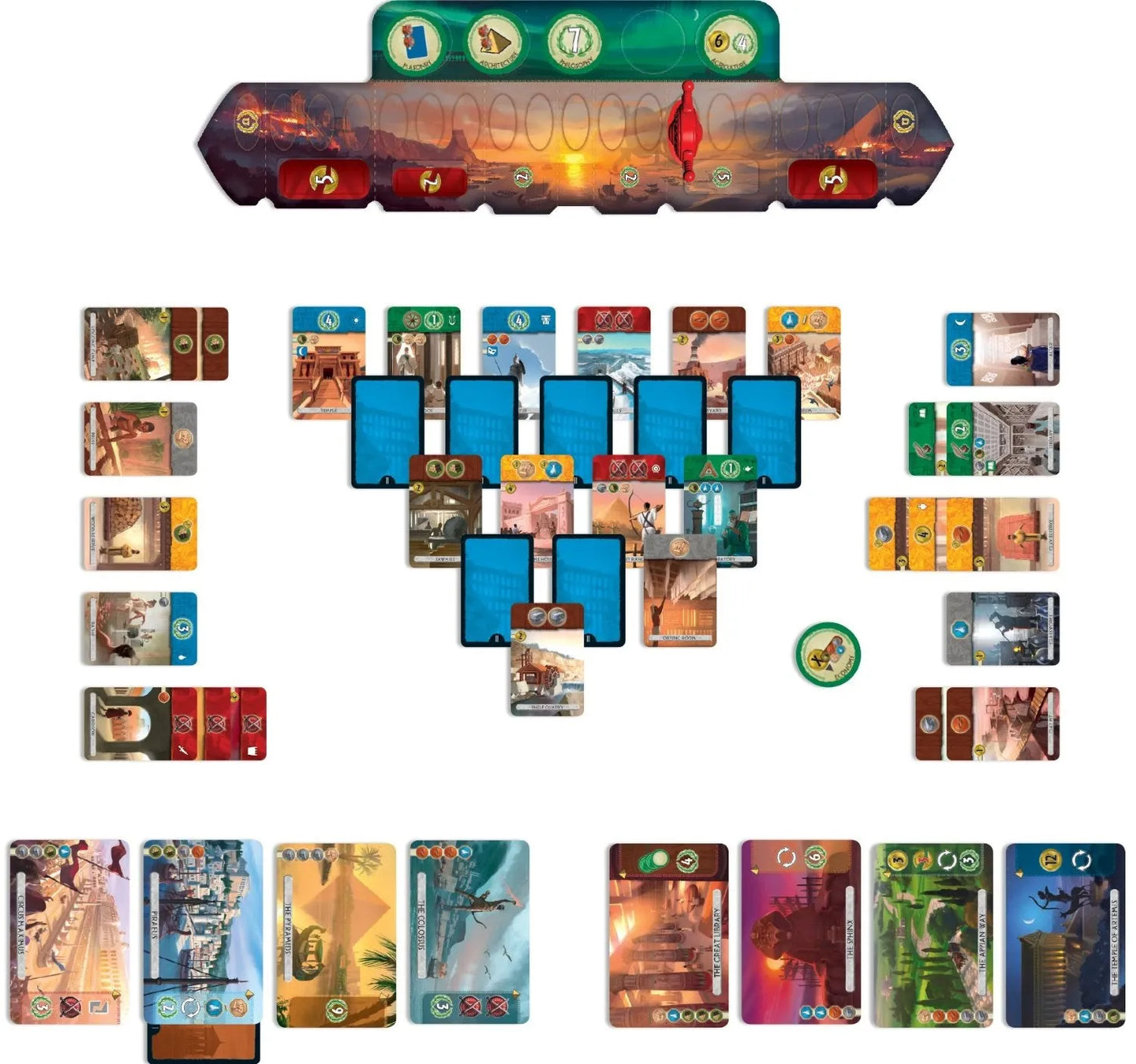 7 Wonders Duel-001 Board / Card Games-Brain Games OÜ