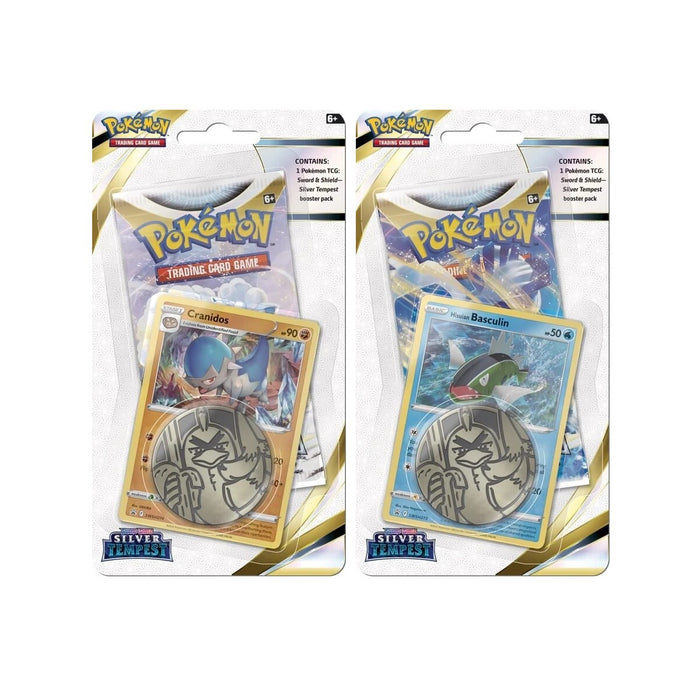 Pokemon: Sword & Shield - Silver Tempest booster with coin