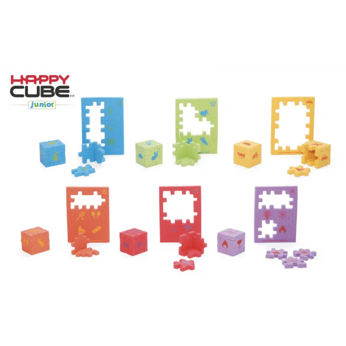 Happy Cube Junior 6pack-w111 WHS Creativity & Brain Teasers-Brain Games OÜ
