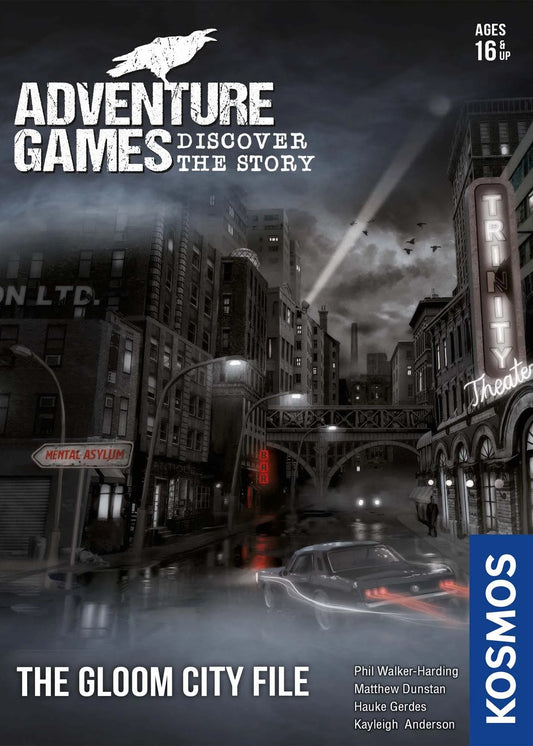 Adventure Games - The Gloom City File-w001 WHSX Board / Card Games-Brain Games OÜ