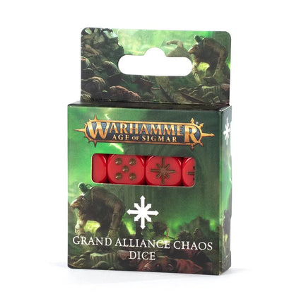 Age of Sigmar: Grand Alliance Chaos täringukomplekt-Tarvikud-Brain Games OÜ