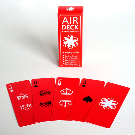 Air Deck punane-w105 WHS Poker Sets-Brain Games OÜ