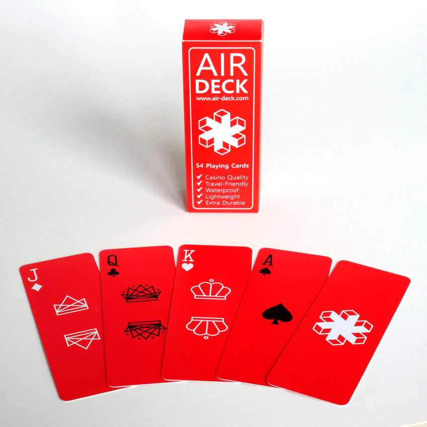 Air Deck punane-w105 WHS Poker Sets-Brain Games OÜ