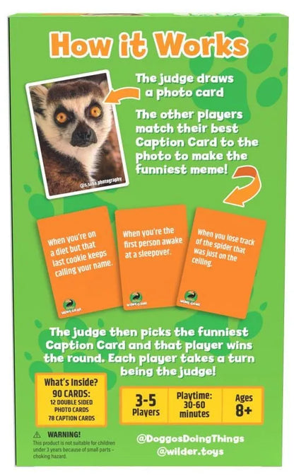 Animals Doing Things Meme Game-101 Board / Card Games-Brain Games OÜ