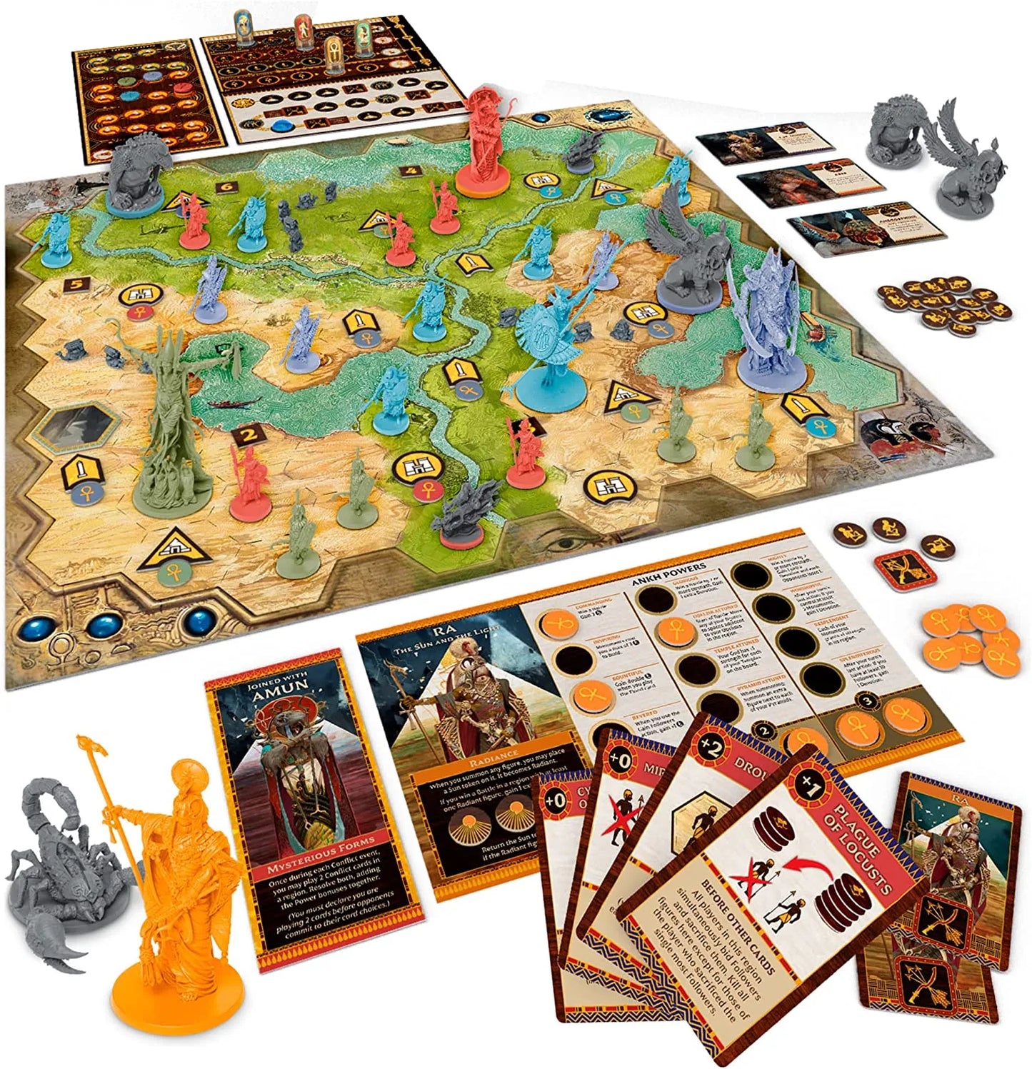 Ankh: Gods of Egypt-001 Board / Card Games-Brain Games OÜ