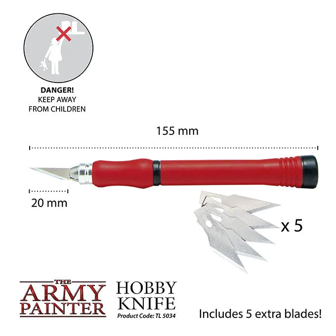Army Painter - Hobby Knife-103 Miniature Gaming-Brain Games OÜ