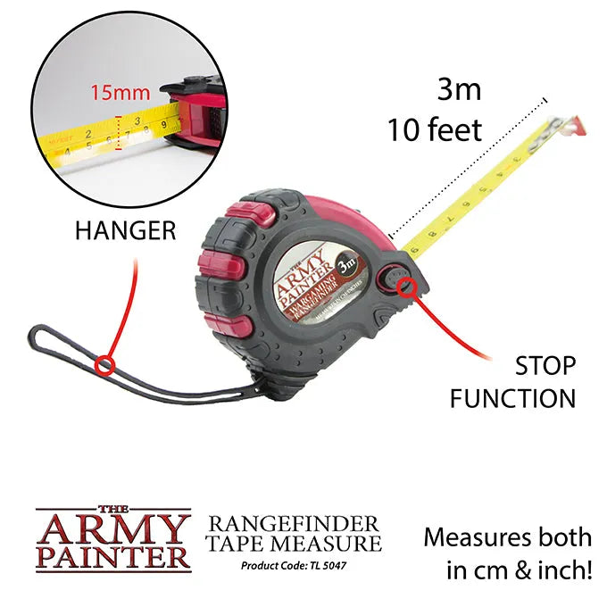 Army Painter Mõõdulint - Rangefinder Tape Measure-103 Miniature Gaming-Brain Games OÜ