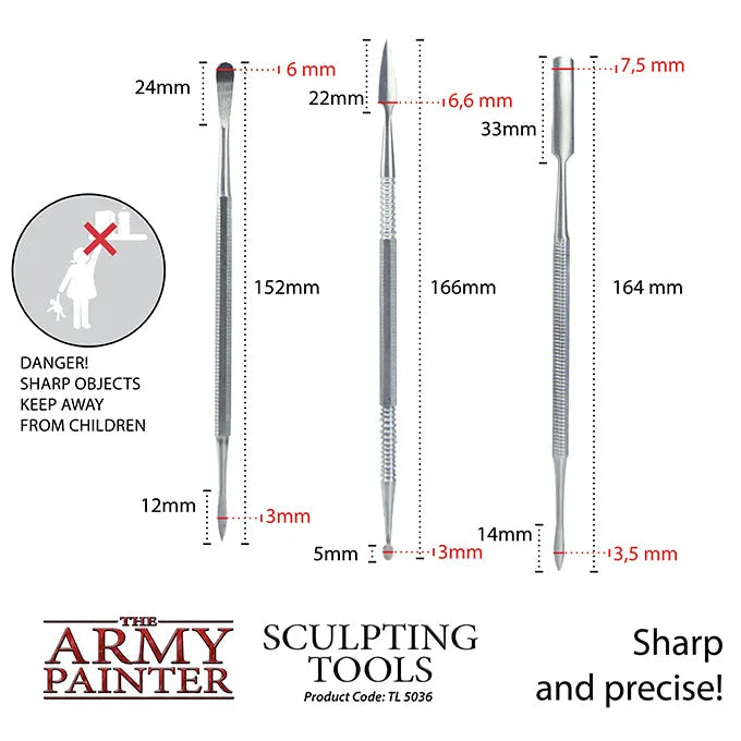 Army Painter - Sculpting Tools-103 Miniature Gaming-Brain Games OÜ