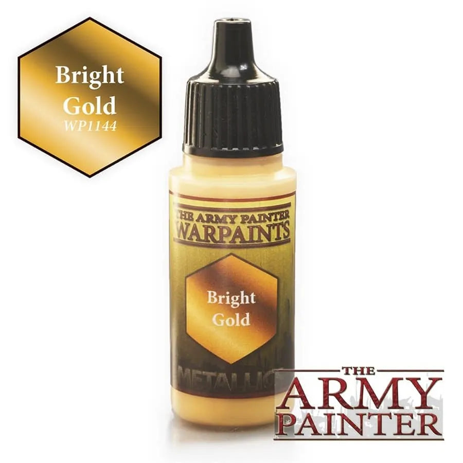 Army Painter Warpaint - Bright Gold-103 Miniature Gaming-Brain Games OÜ