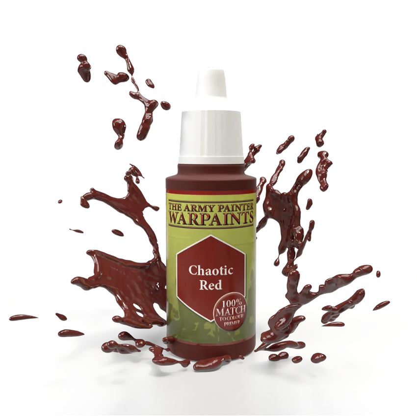 Army Painter Warpaint - Chaotic Red-103 Miniature Gaming-Brain Games OÜ