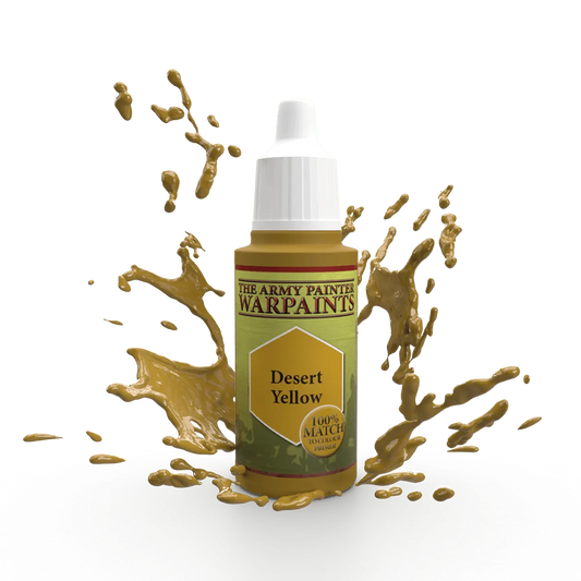 Army Painter Warpaint - Desert Yellow-103 Miniature Gaming-Brain Games OÜ