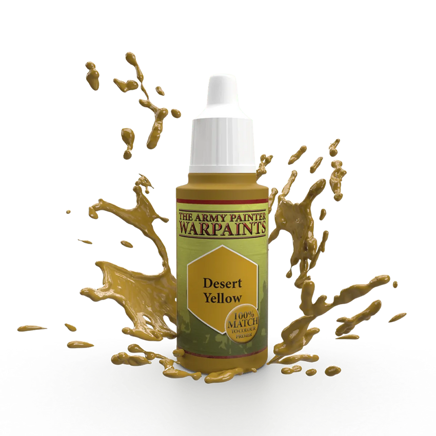 Army Painter Warpaint - Desert Yellow-103 Miniature Gaming-Brain Games OÜ