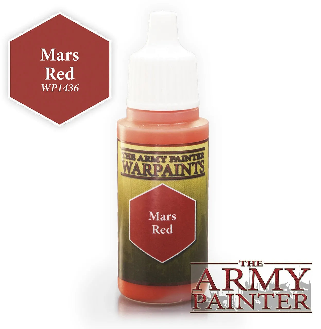 Army Painter Warpaint - Mars Red-103 Miniature Gaming-Brain Games OÜ
