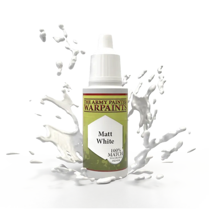 Army Painter Warpaint - Matt White-103 Miniature Gaming-Brain Games OÜ