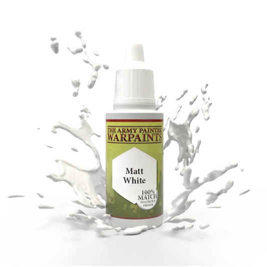 Army Painter Warpaint - Matt White-103 Miniature Gaming-Brain Games OÜ