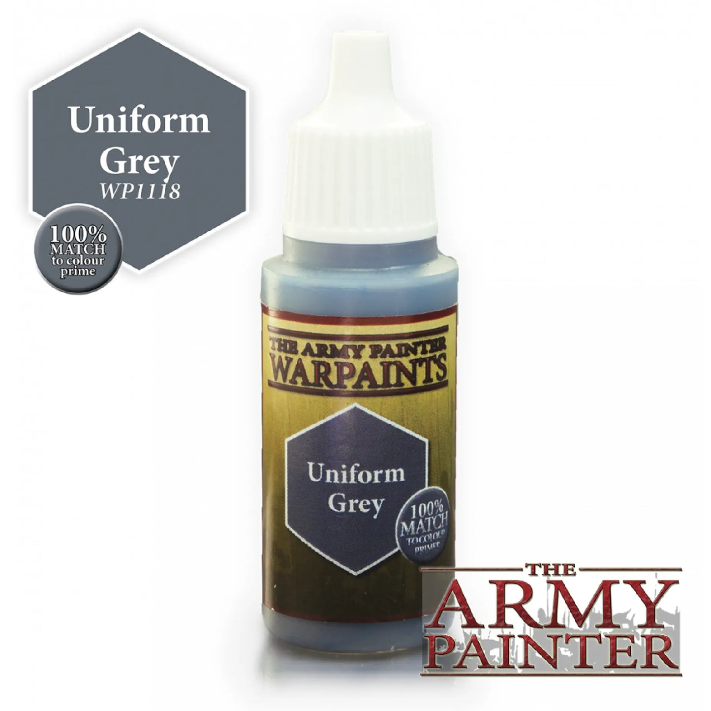 Army Painter Warpaint - Uniform Grey-103 Miniature Gaming-Brain Games OÜ