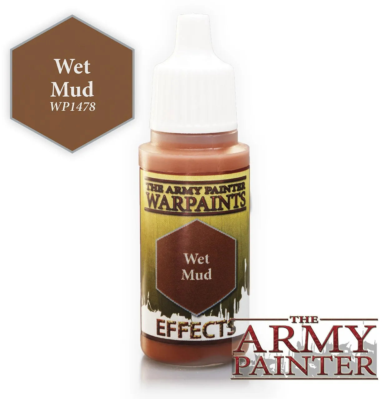 Army Painter Warpaint - Wet Mud-103 Miniature Gaming-Brain Games OÜ