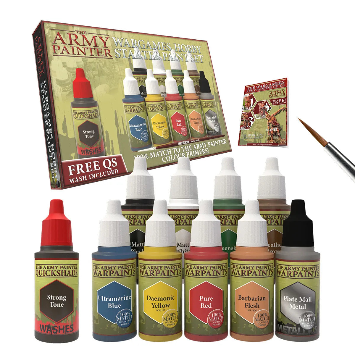 Army Painter - Warpaints Starter Paint Set-103 Miniature Gaming-Brain Games OÜ