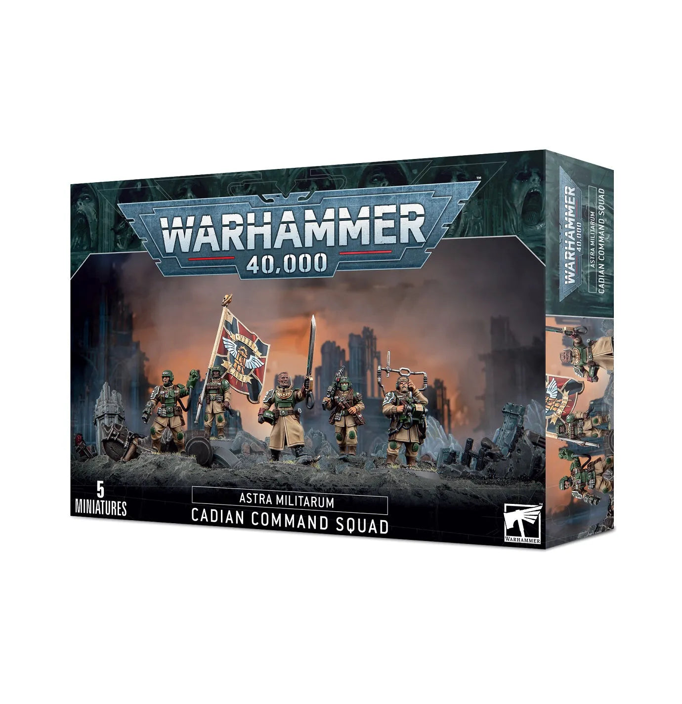 Astra Militarum Cadian Command Squad-003 Miniature Gaming-Brain Games OÜ