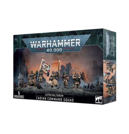 Astra Militarum Cadian Command Squad-003 Miniature Gaming-Brain Games OÜ