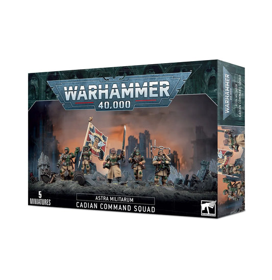 Astra Militarum Cadian Command Squad-003 Miniature Gaming-Brain Games OÜ
