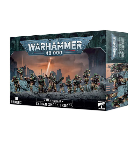 Astra Militarum: Cadian Shock Troops-003 Miniature Gaming-Brain Games OÜ