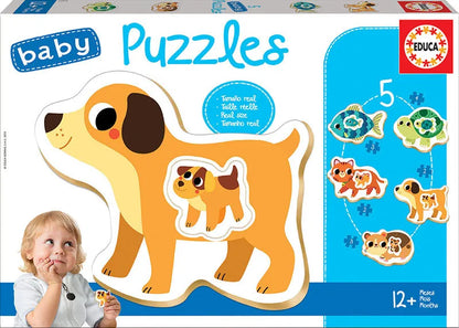 Beebipusle "Lemmikloomad"-w008 WHSX Jigsaw Puzzles-Brain Games OÜ