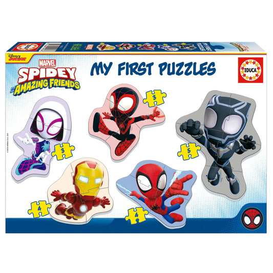 Beebipusle "Spidey & His Amazing Friends"-w008 WHSX Jigsaw Puzzles-Brain Games OÜ
