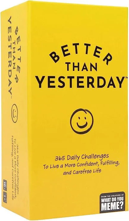 Better Than Yesterday-w001 WHSX Board / Card Games-Brain Games OÜ