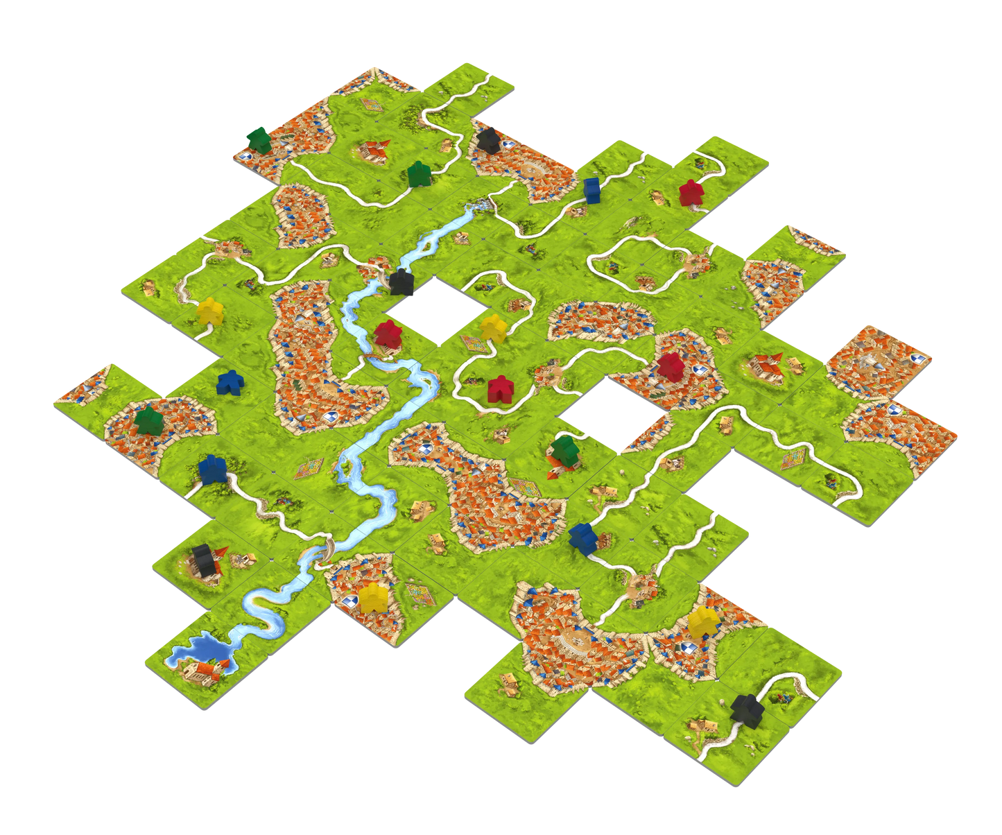 Carcassonne-w101 WHS Board / Card Games-Brain Games OÜ