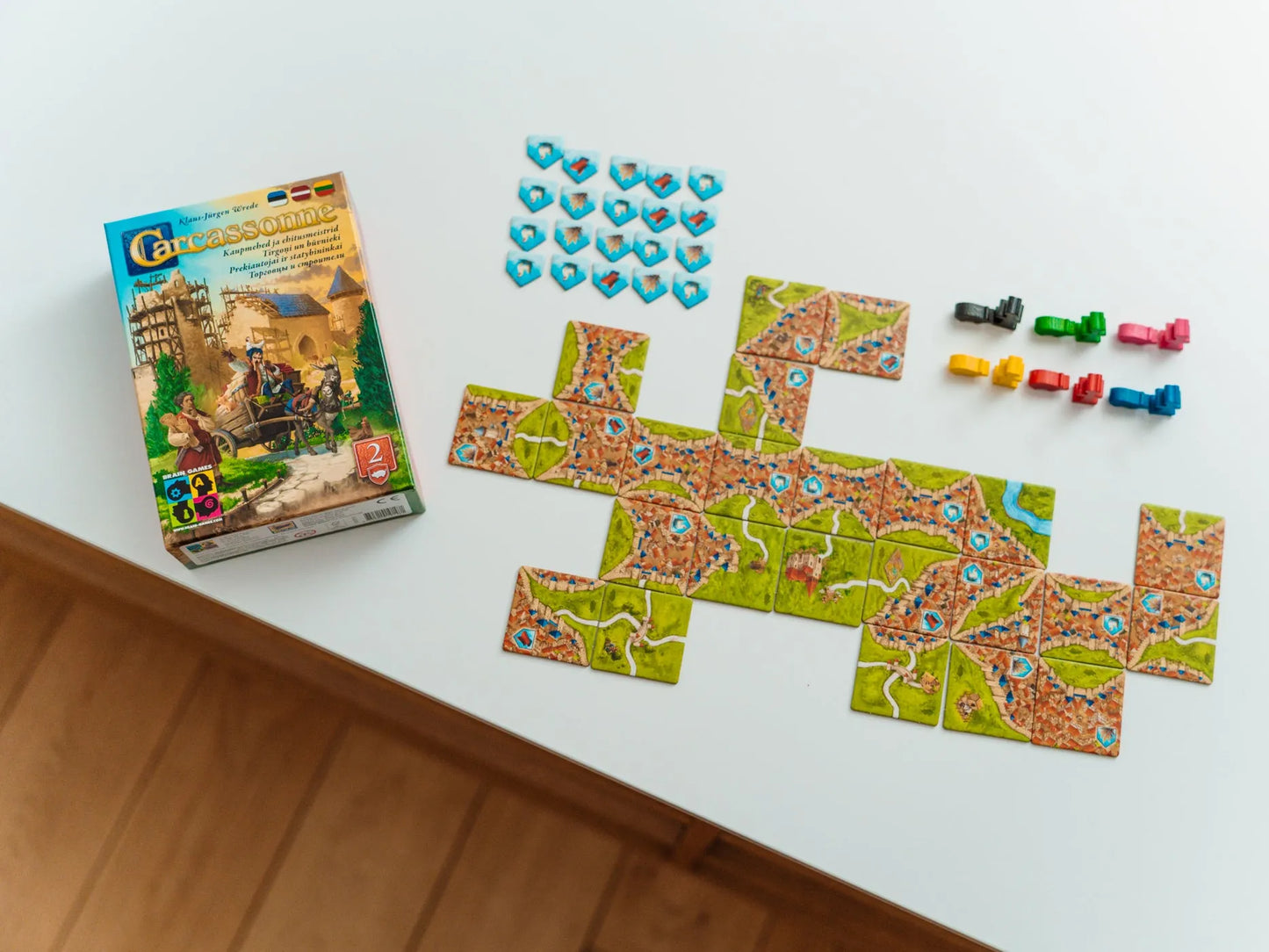 Carcassonne: 2. Kaupmehed ja ehitusmeistrid (2025)-w101 WHS Board / Card Games-Brain Games OÜ