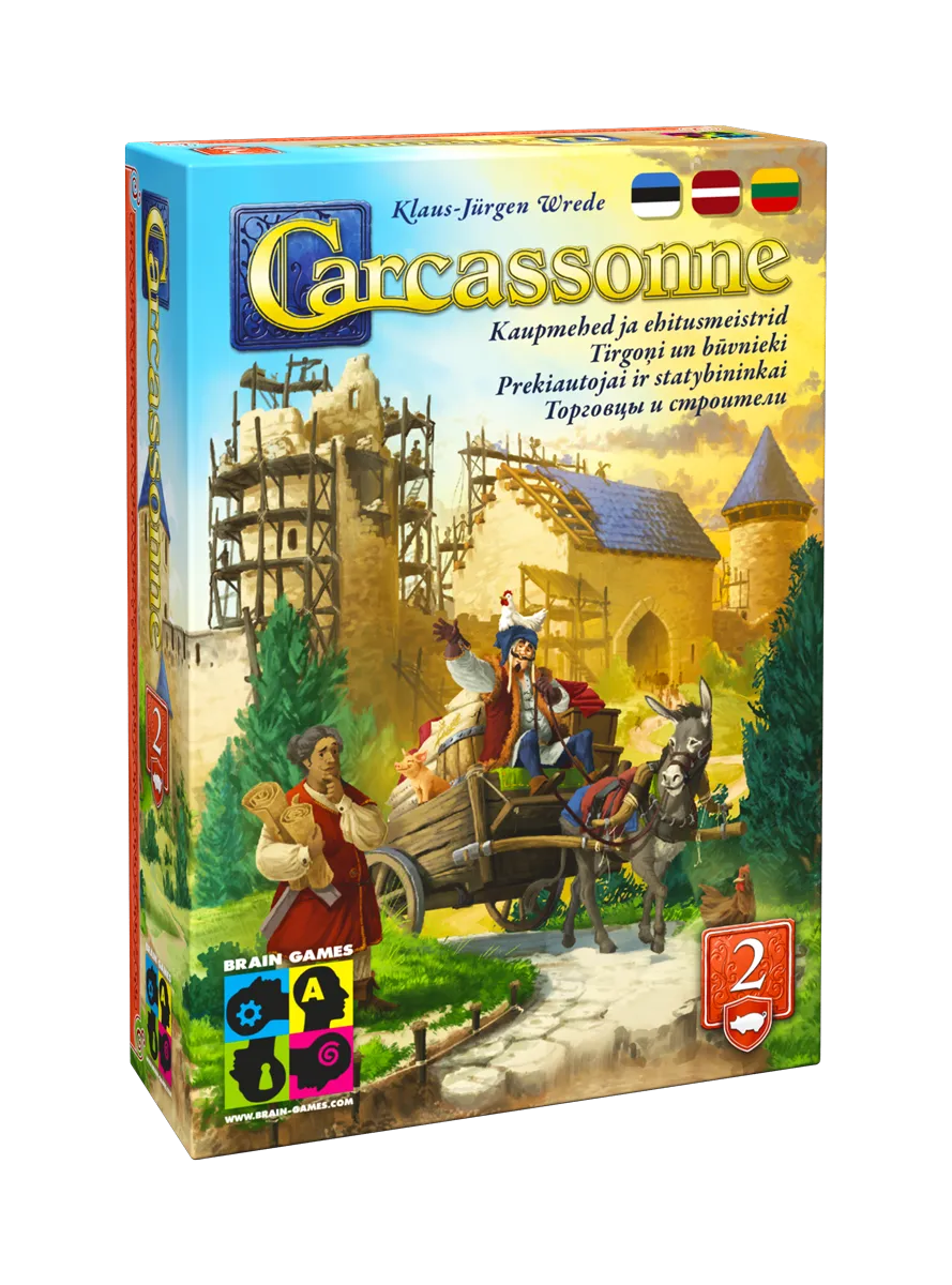 Carcassonne: 2. Kaupmehed ja ehitusmeistrid (2025)-w101 WHS Board / Card Games-Brain Games OÜ