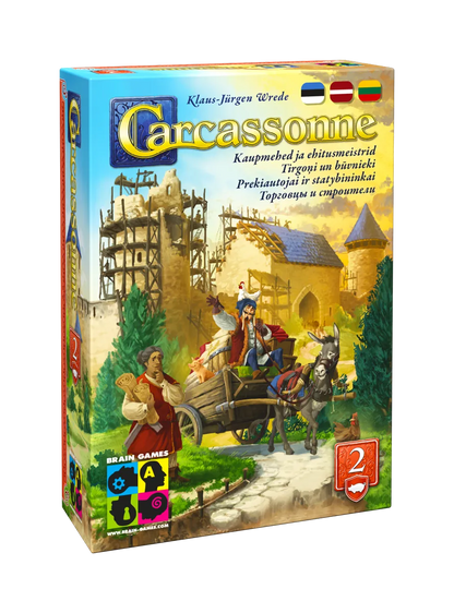 Carcassonne: 2. Kaupmehed ja ehitusmeistrid (2025)-w101 WHS Board / Card Games-Brain Games OÜ